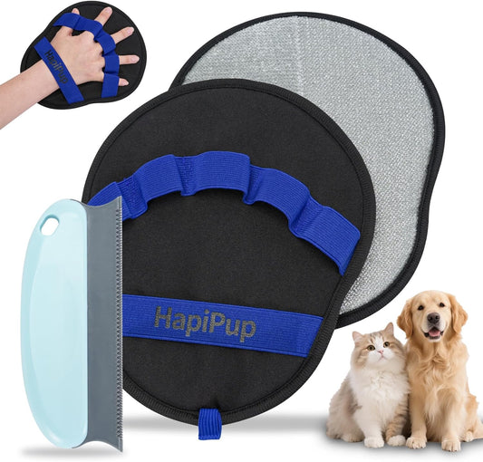 Pet Hair Removal Glove, Magic Brush Electrostatic Mitt