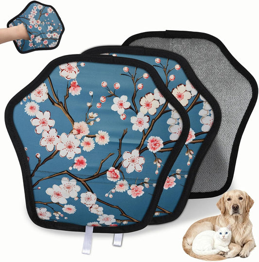 Pet Hair Removal Glove for Dogs Cats Reusable Washable Set