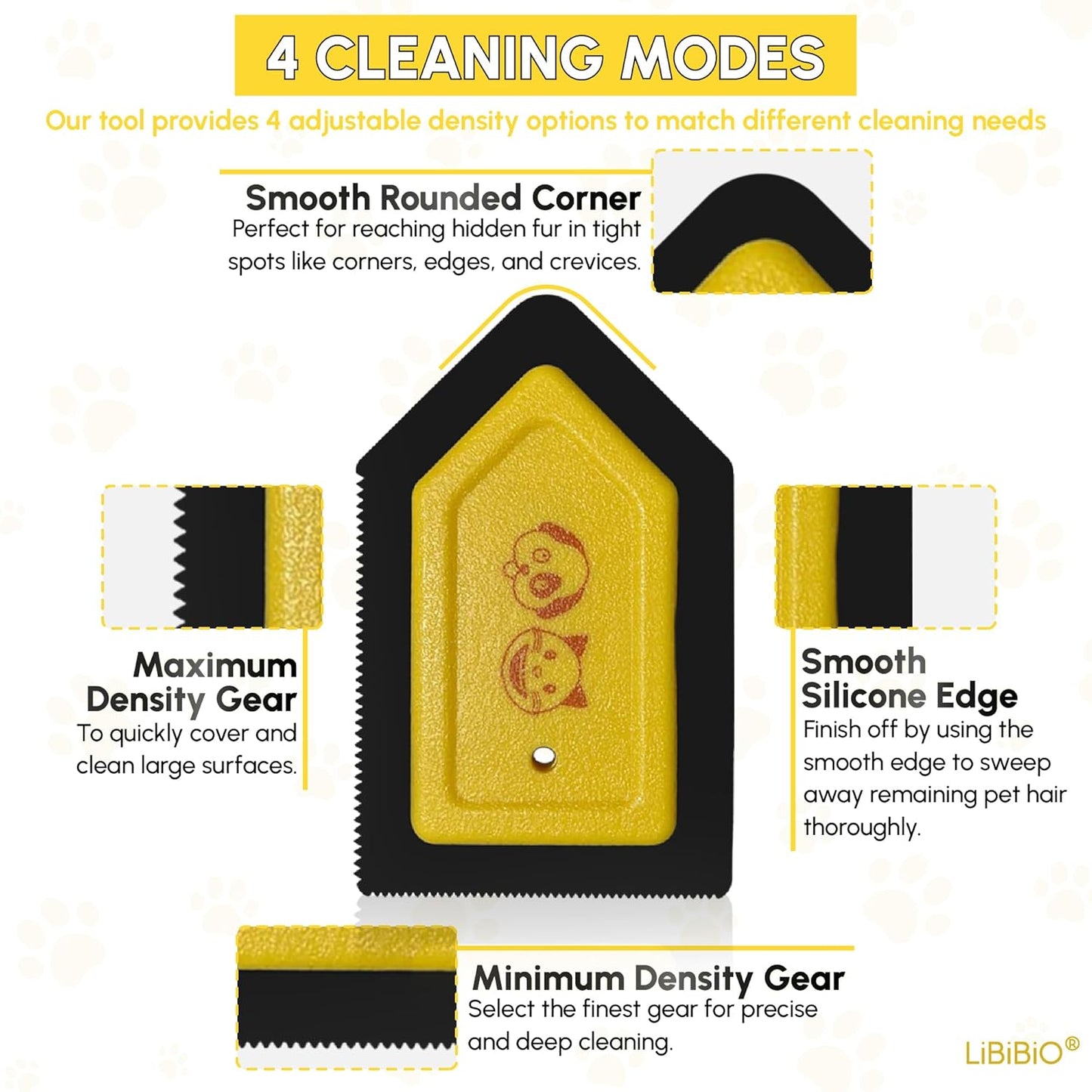 2 Pet Hair Detailers Dog & Cat Hair Remover for Car