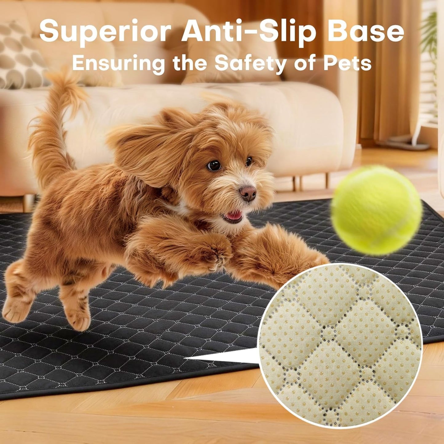 Dog Bed Mat for Car Back Seat , Road Trip Bed to Fully
