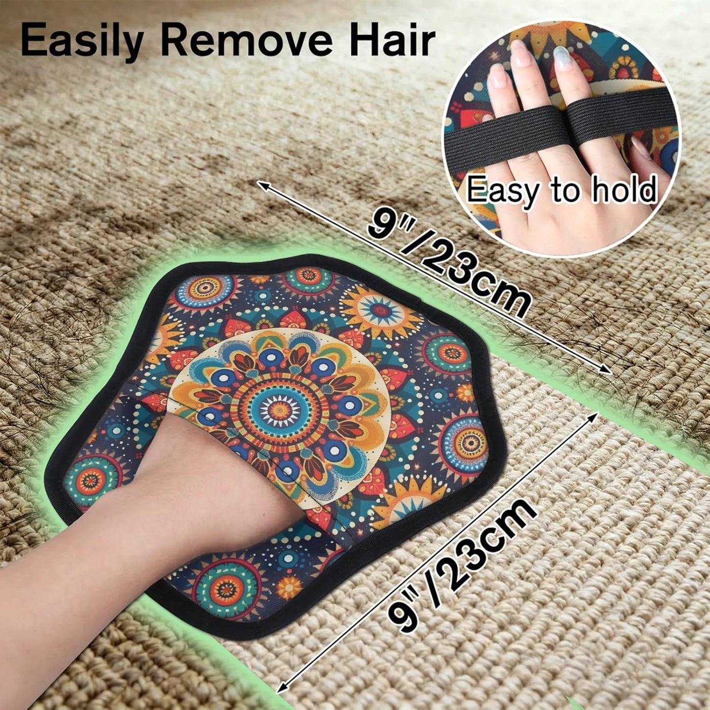 Pet Hair Removal Glove for Dogs Cats Reusable Washable Set