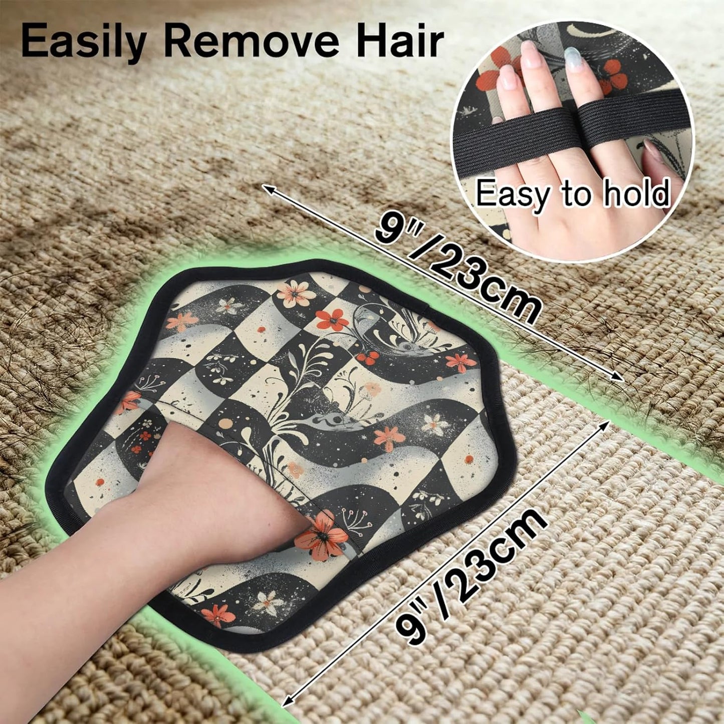 Pet Hair Removal Glove for Dogs Cats Reusable Washable Set