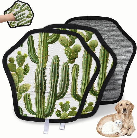 Cactus Plants 2Pcs Electrostatic Reusable Pet Hair Removal