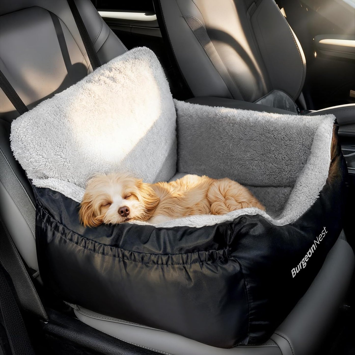 Dog Car Seat for Small Dogs, Soft Pet Car Travel Home Bed