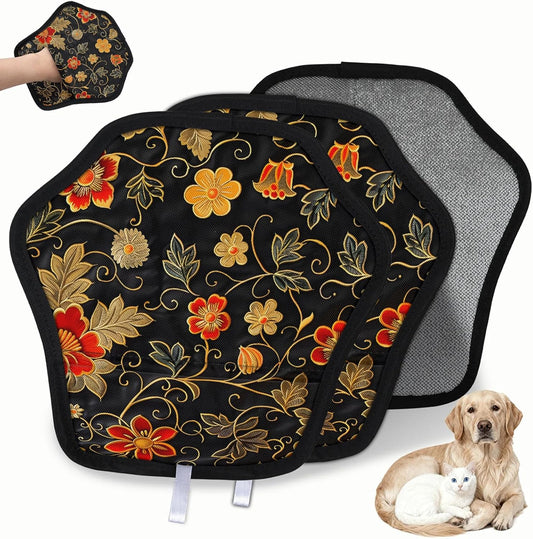 Pet Hair Removal Glove for Dogs Cats Reusable Washable Set