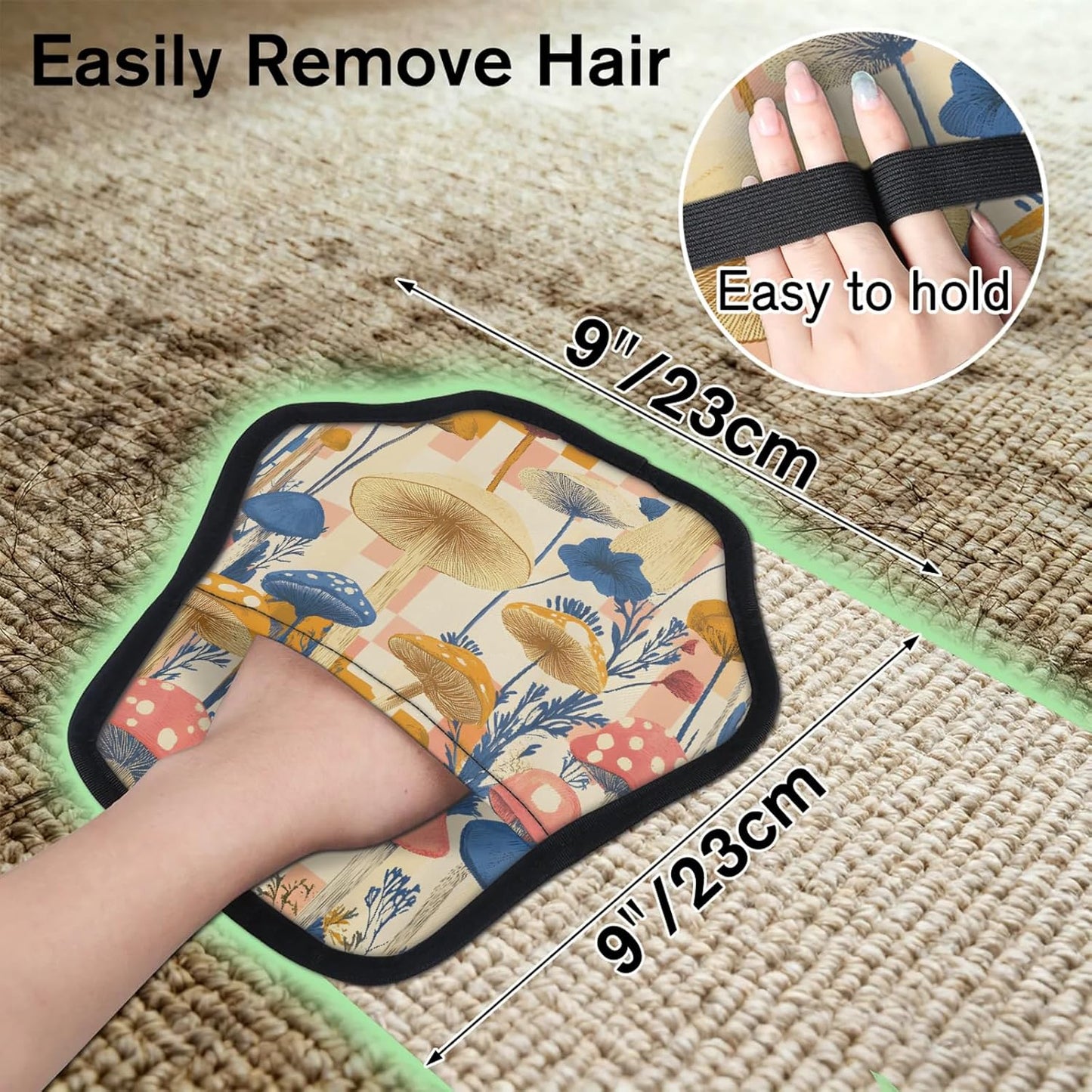 Pet Hair Removal Glove for Dogs Cats Reusable Washable Set