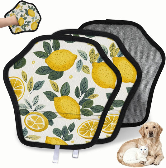 Pet Hair Removal Glove for Dogs Cats Reusable Washable Set