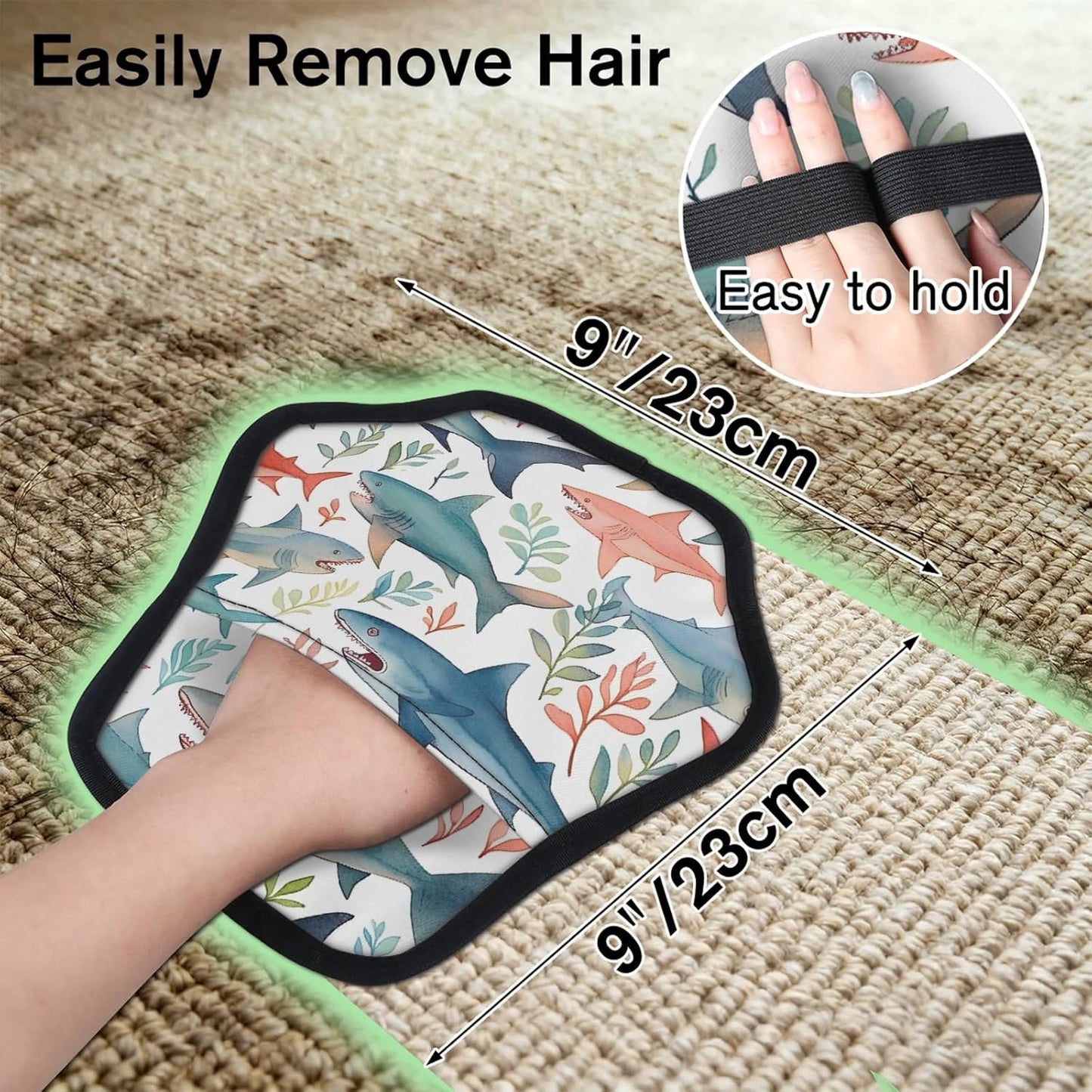 Pet Hair Removal Glove for Dogs Cats Reusable Washable Set