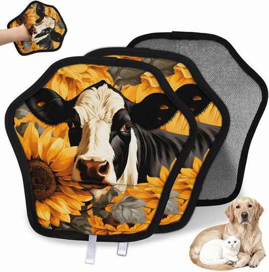 Pet Hair Removal Glove for Dogs Cats Reusable Washable Set