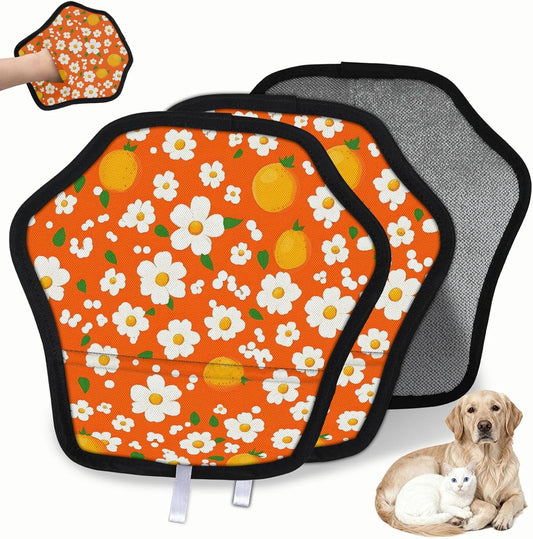 Pet Hair Removal Glove for Dogs Cats Reusable Washable Set