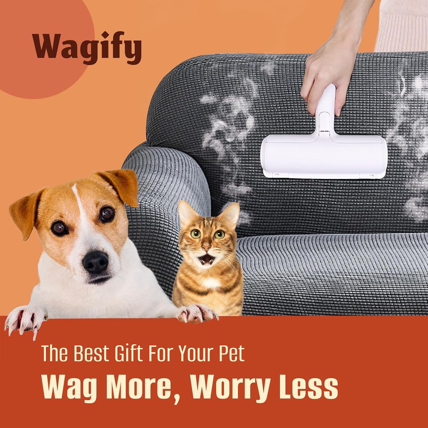 Pet Hair Removal Roller - Reusable Cat and Dog Fur Remover