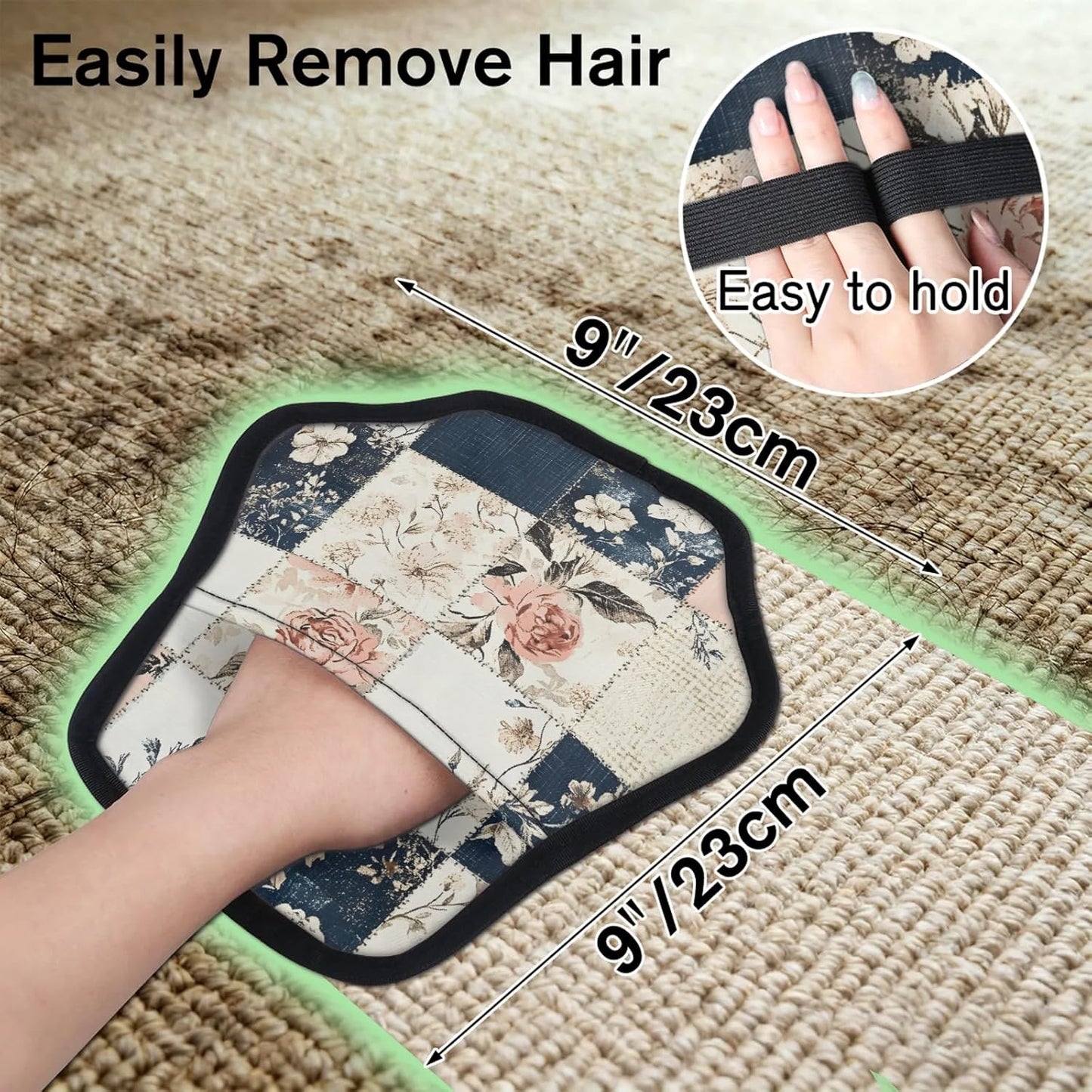 Pet Hair Removal Glove for Dogs Cats Reusable Washable Set