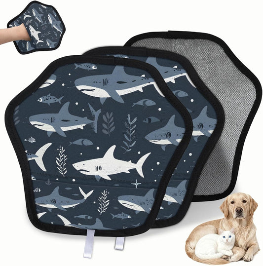 Pet Hair Removal Glove for Dogs Cats Reusable Washable Set