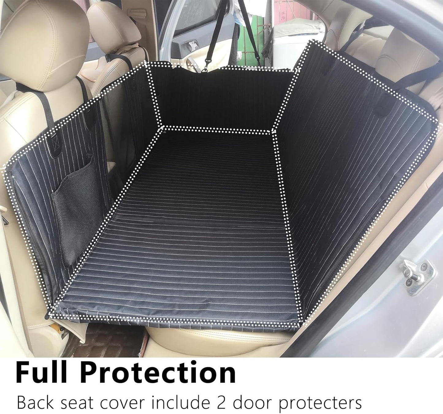 Back Seat Extender for Dogs, Dog Car Seat Cover, Back Seat