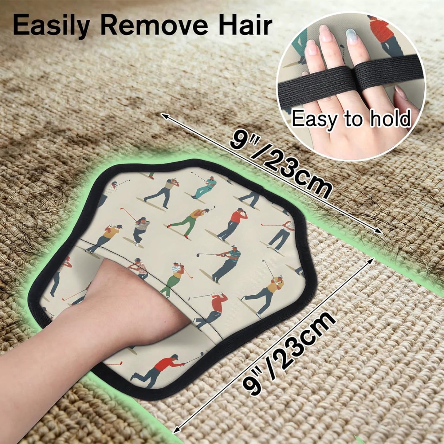 Pet Hair Removal Glove for Dogs Cats Reusable Washable Set