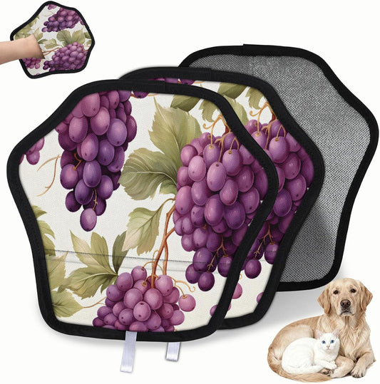 Pet Hair Removal Glove for Dogs Cats Reusable Washable Set
