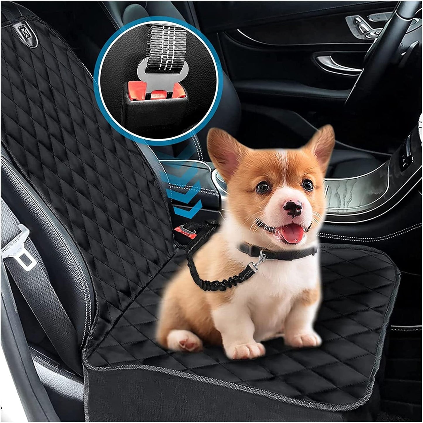 Front Dog Car Seat Cover, Scratchproof Dog Seat Covers Pet
