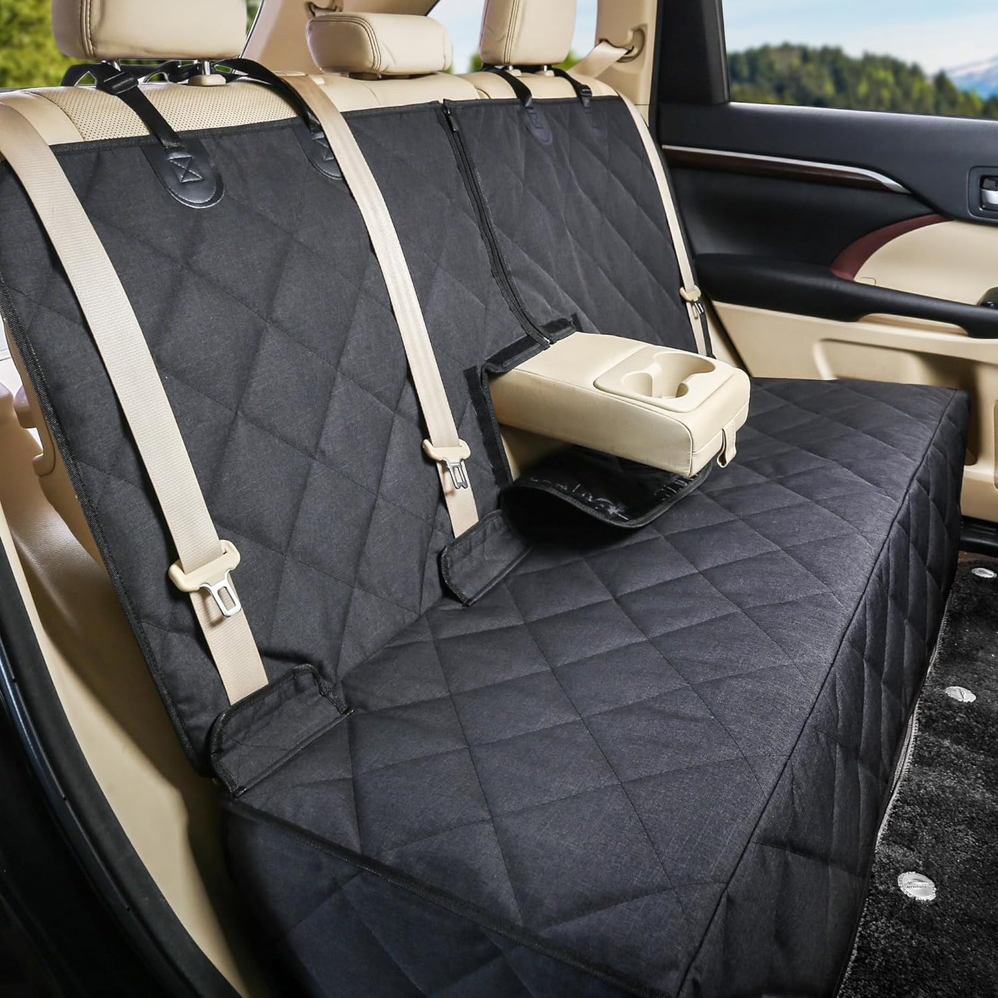 Bench Dog Car Seat Cover for Back Seat Waterproof Seat