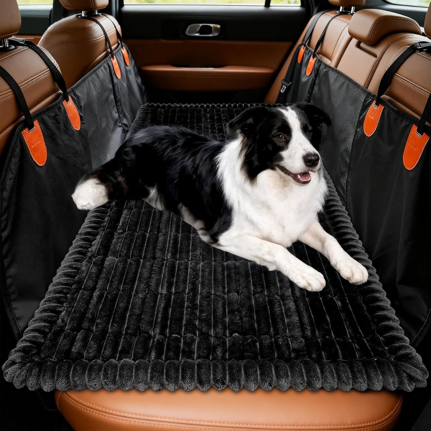 Dog Car Seat Covers for Back Seat, Dog Bed for Car, Car