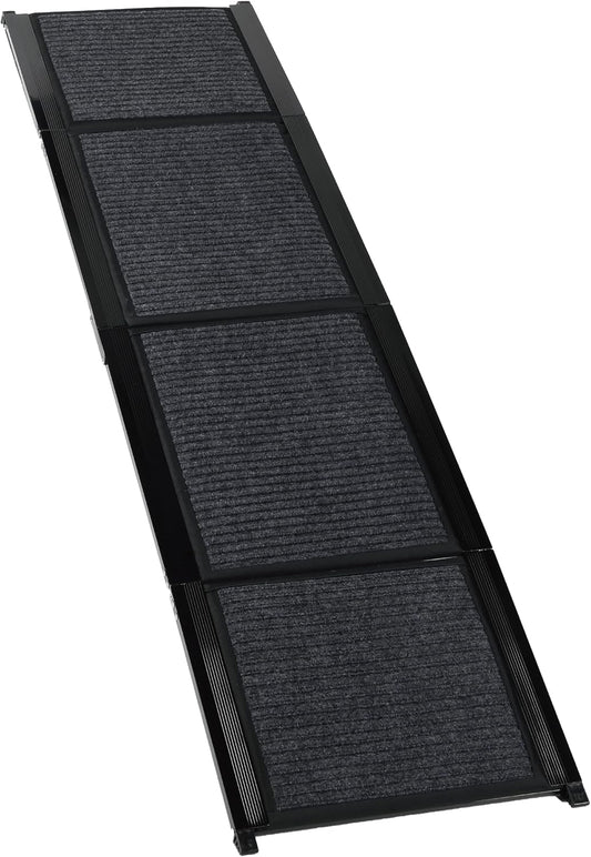 Dog Ramp for Car 65"X17.2" Large Folding Pet Stair Ramps