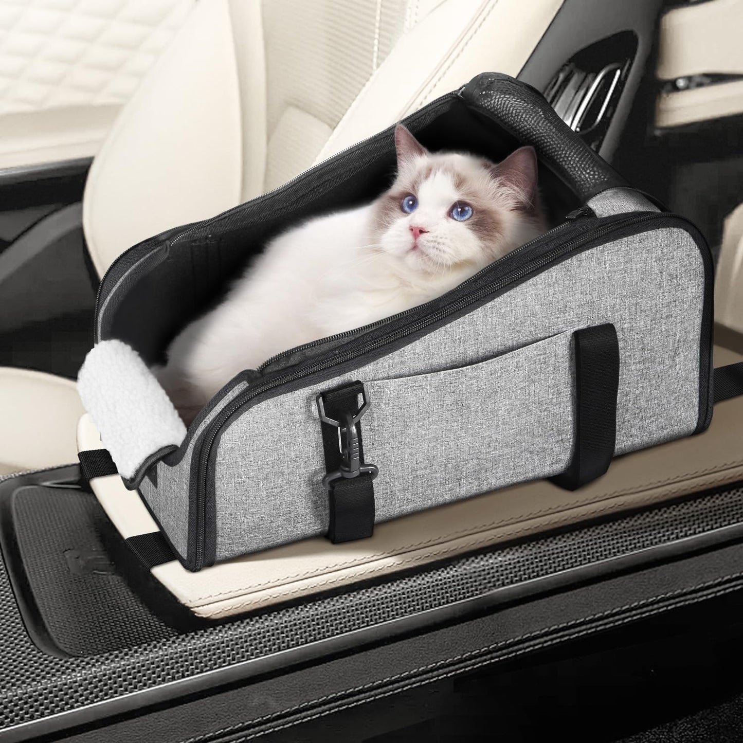 Dog Car Seat Pets Center Console Portable Booster Seats