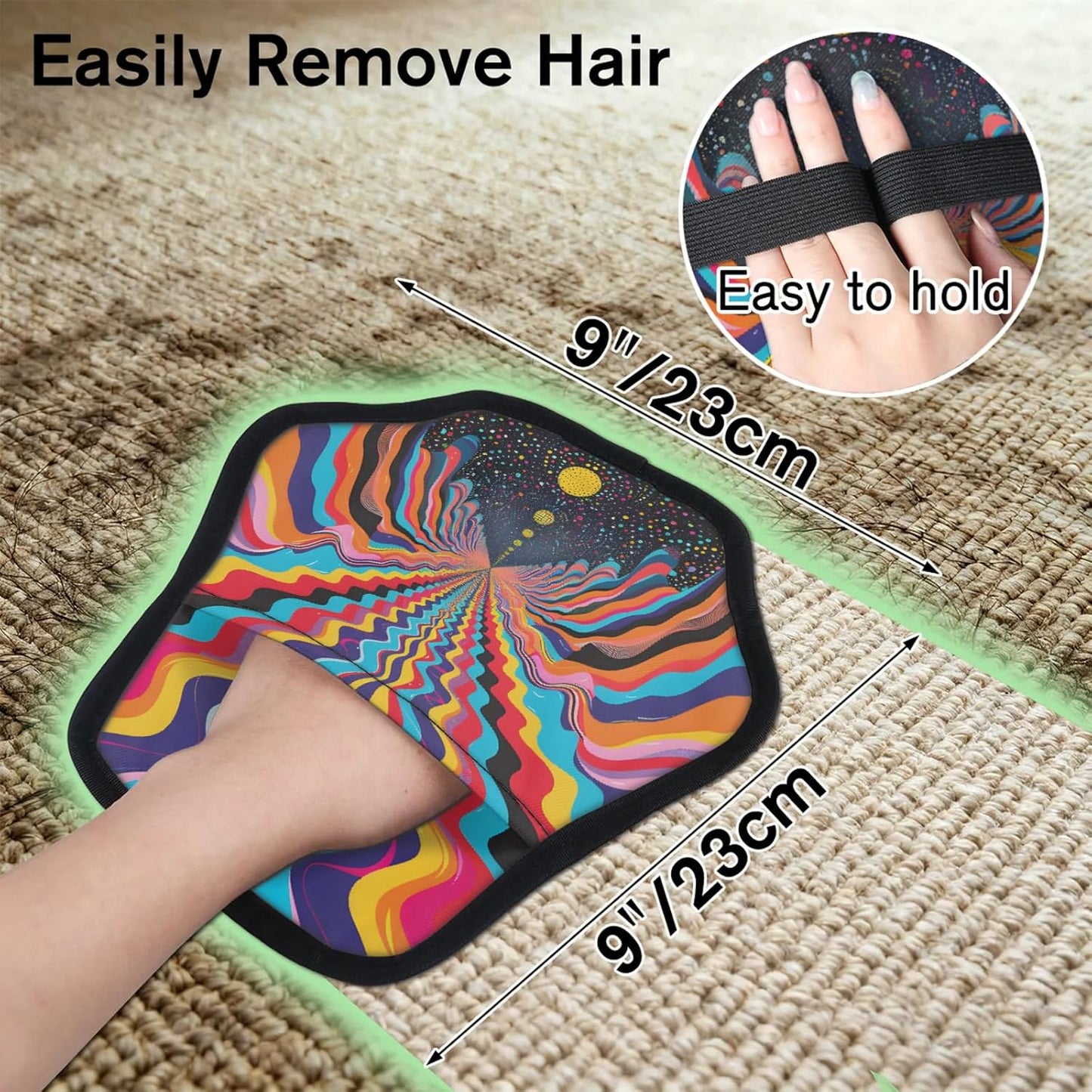 Pet Hair Removal Glove for Dogs Cats Reusable Washable Set