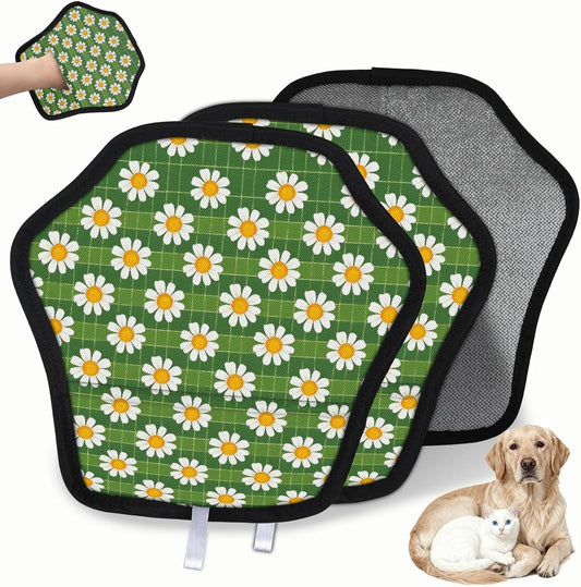Pet Hair Removal Glove for Dogs Cats Reusable Washable Set