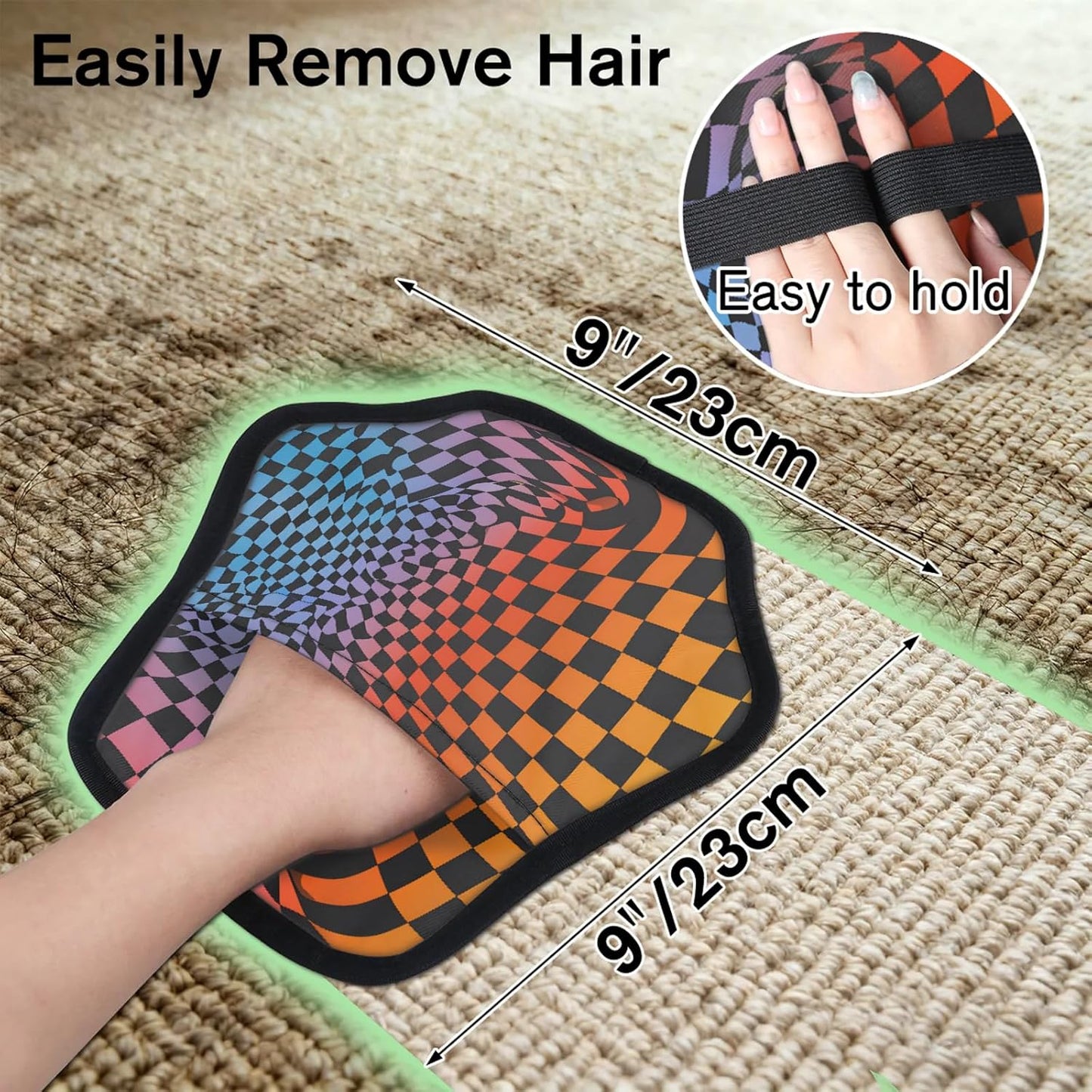 Pet Hair Removal Glove for Dogs Cats Reusable Washable Set
