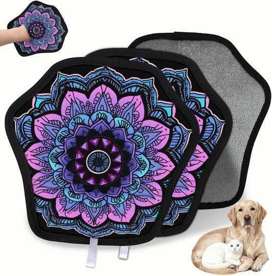 Pet Hair Removal Glove for Dogs Cats Reusable Washable Set