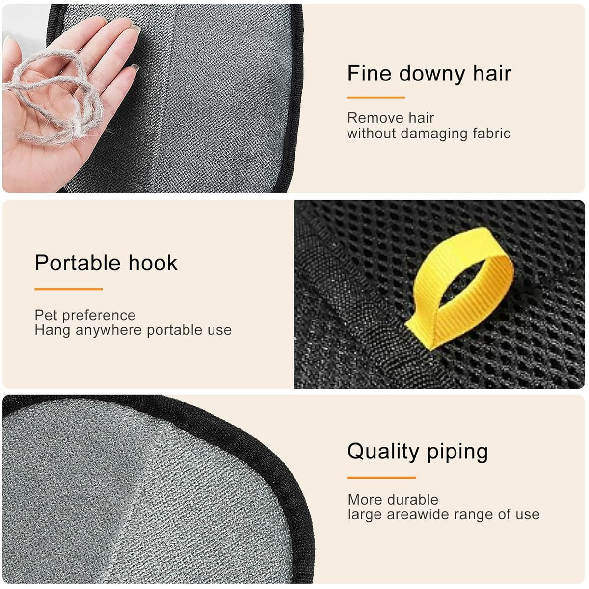 4 Pack Electrostatic Pet Hair Removal Gloves,Upgrade Magic Brush Pet Hair Remover Tool, Washable Reusable Cats and Dogs Grooming Gloves for Laundry, Couch, Car Seat, Furniture
