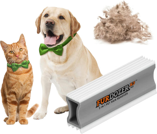FurDozer Pet Hair Remover & Auto Detailing Tools - Cat &