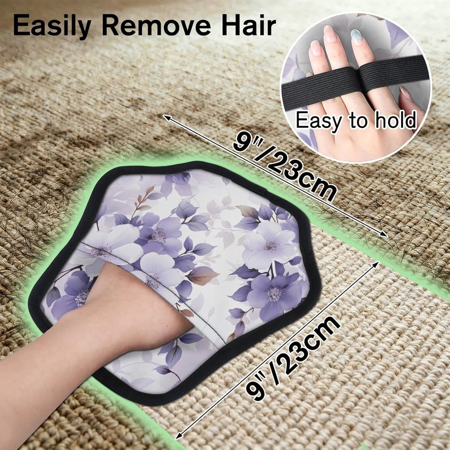 Pet Hair Removal Glove for Dogs Cats Reusable Washable Set