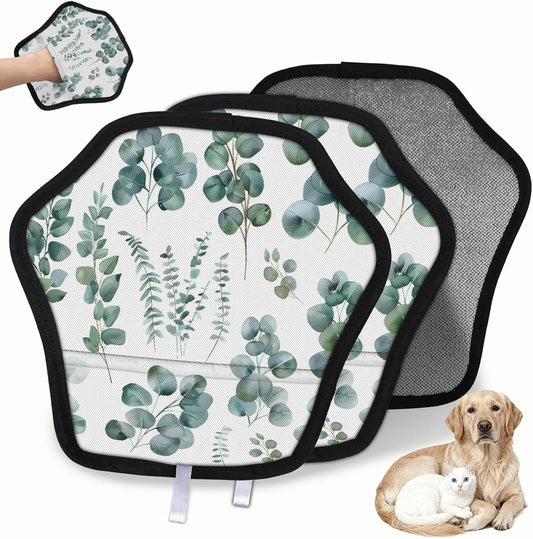 Pet Hair Removal Glove for Dogs Cats Reusable Washable Set