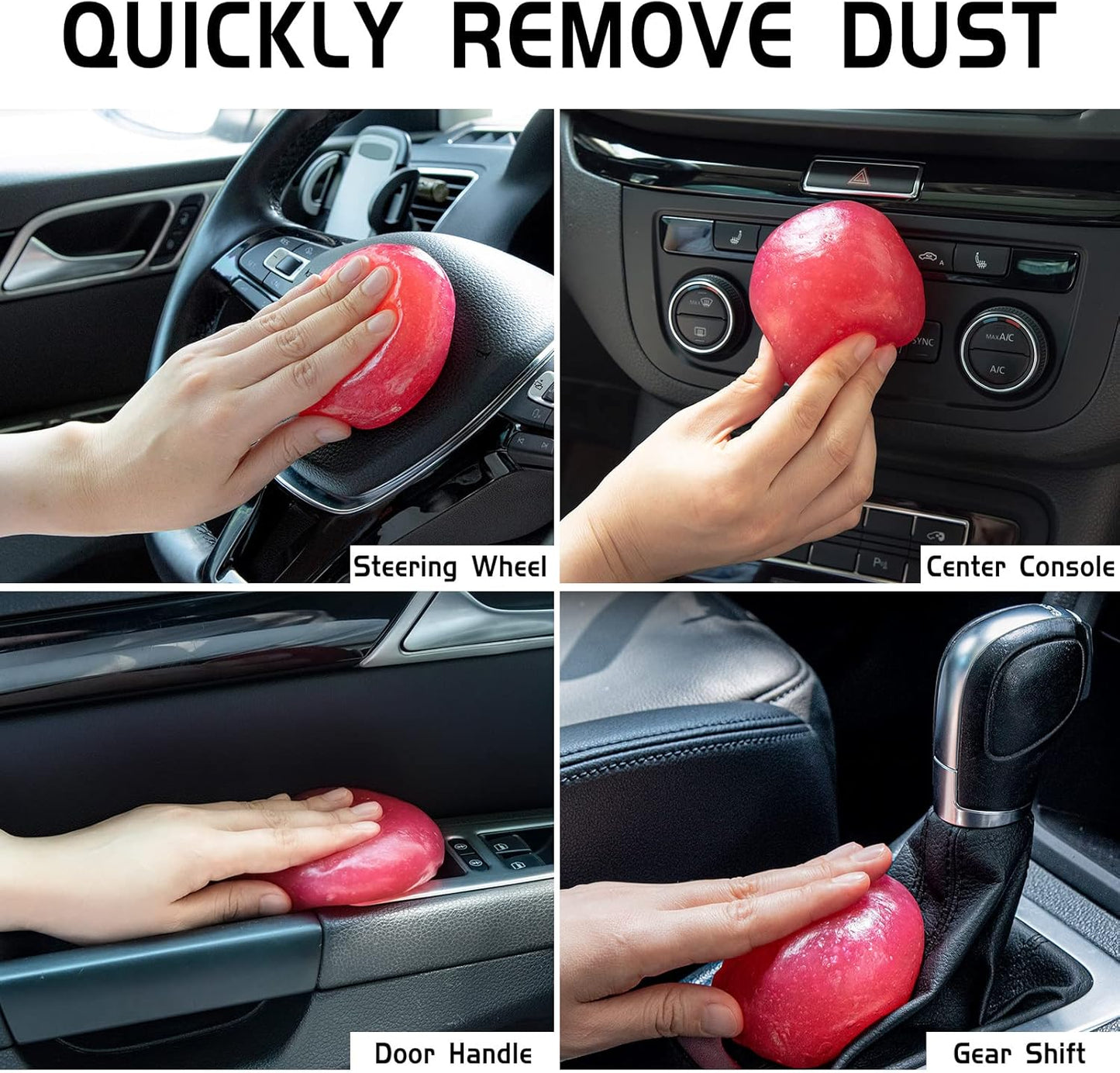 2Pack Cleaning Gel Car Putty Car Clean Putty Gel Auto Tools