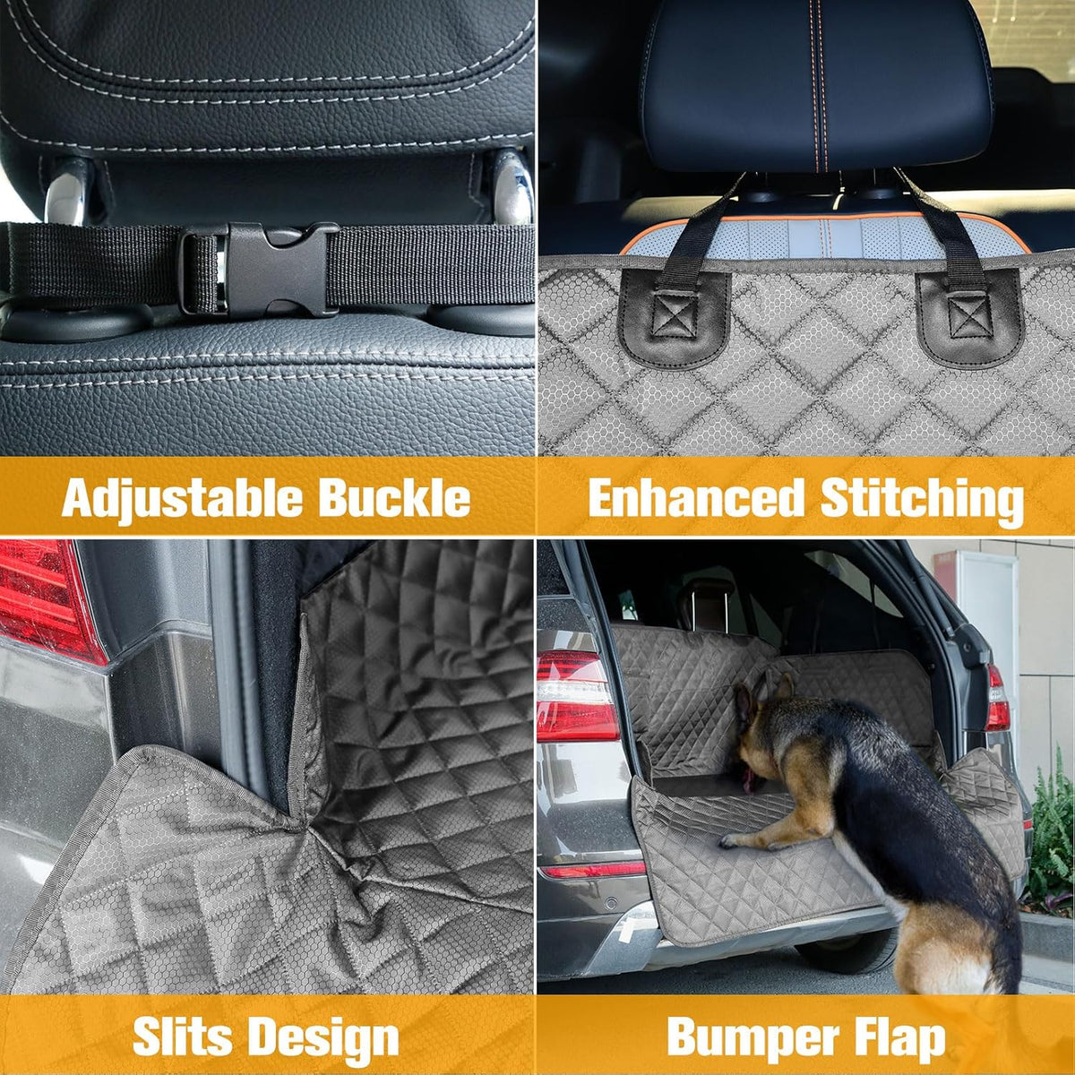 SUV Cargo Liner for Dogs, Waterproof Pet Cargo Cover Dog