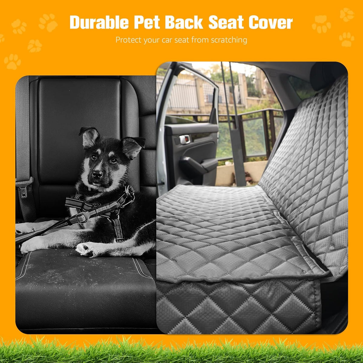 Waterproof Scratchproof Pet Bench Seat Covers for Cars