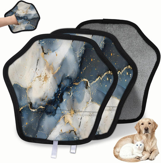 Pet Hair Removal Glove for Dogs Cats Reusable Washable Set