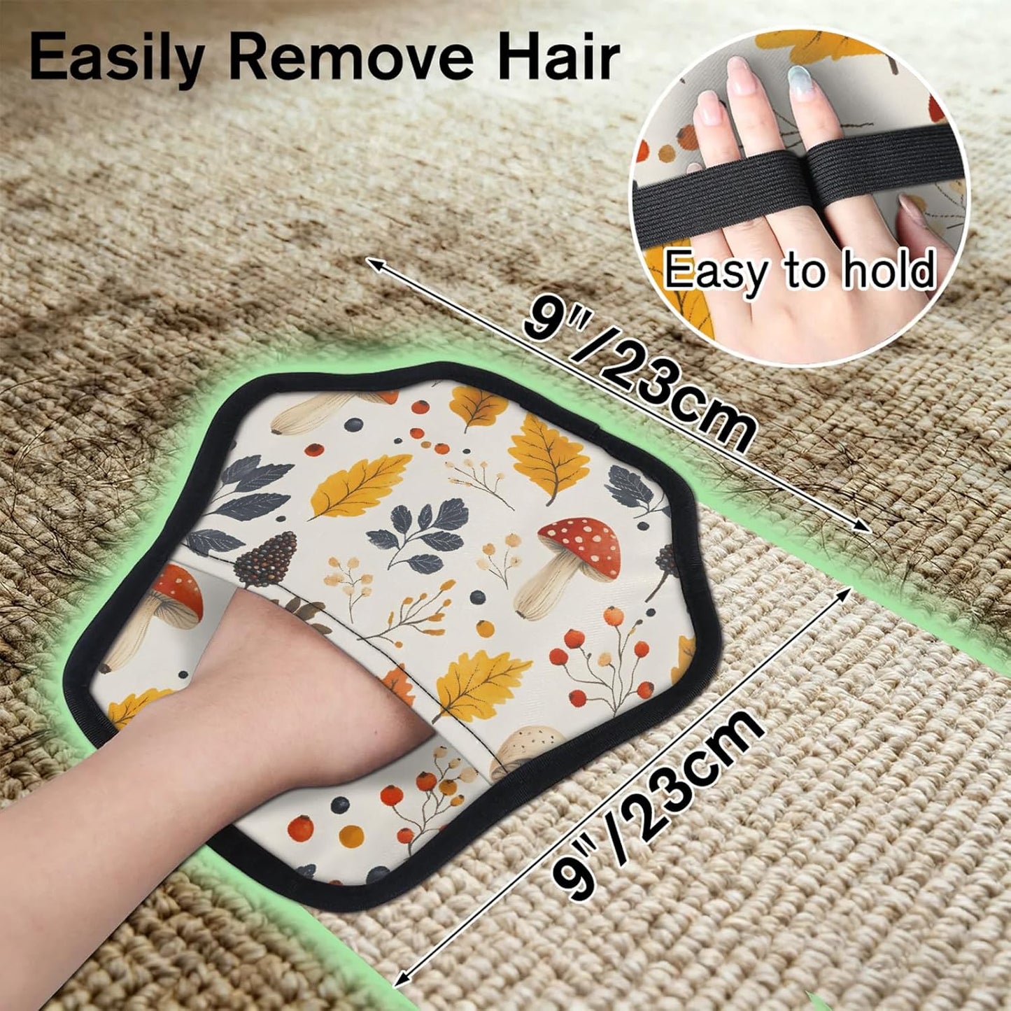 Pet Hair Removal Glove for Dogs Cats Reusable Washable Set