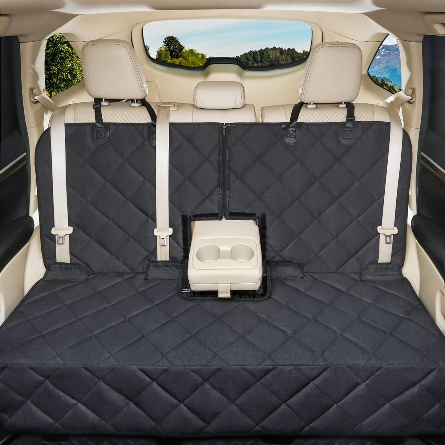 Bench Dog Car Seat Cover for Back Seat Waterproof Seat