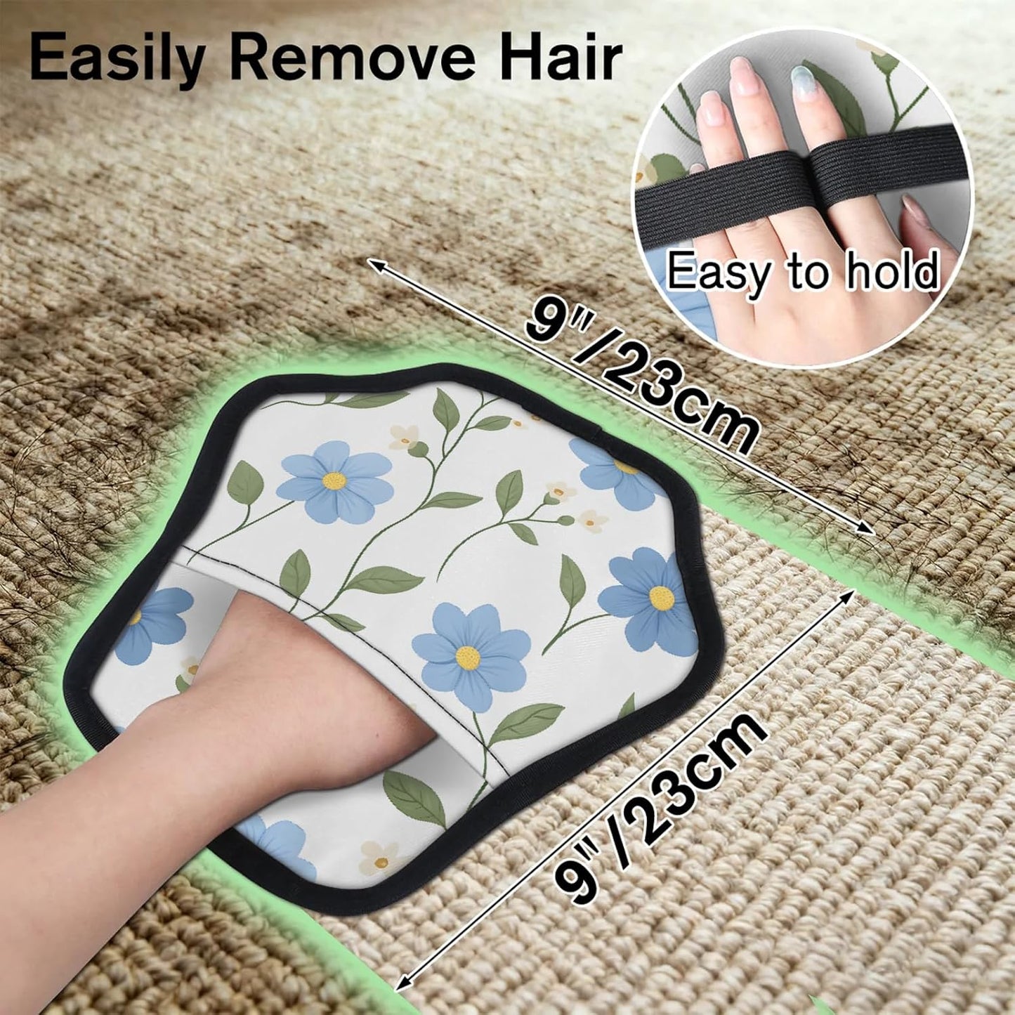 Pet Hair Removal Glove for Dogs Cats Reusable Washable Set