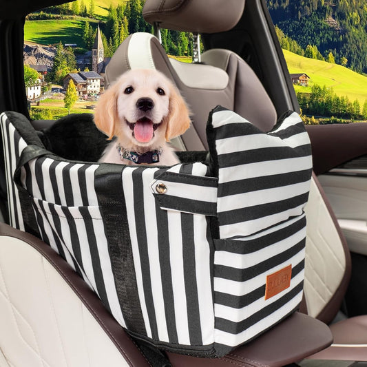 Dog Car Seat for Small Dogs Under 15 lbs – Center Console