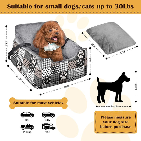 Dog Car Seats for Small Medium Sized Dogs Carseat for Car