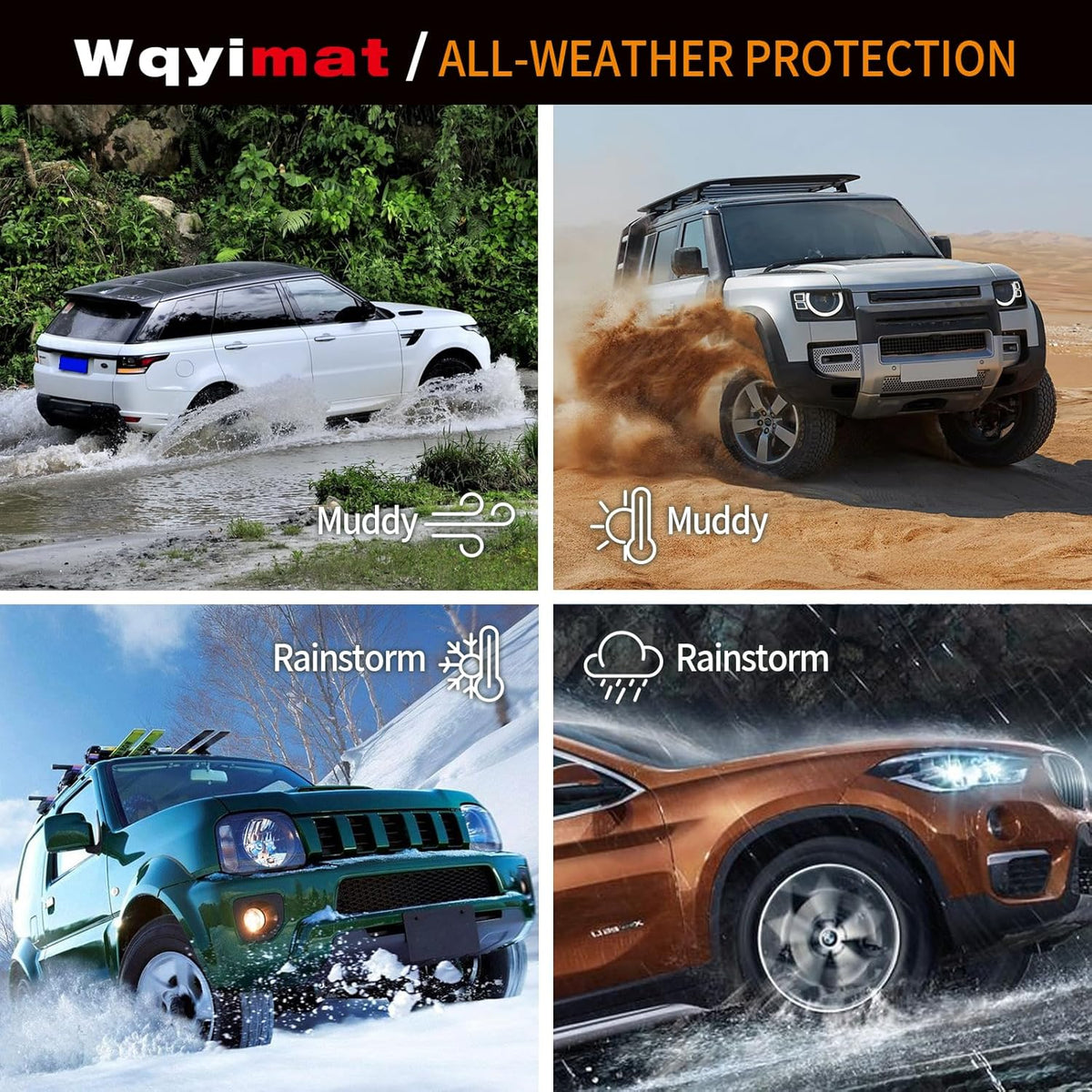 Custom for 2007-2018 Jeep Wrangler JK 4 Door Cargo Mats