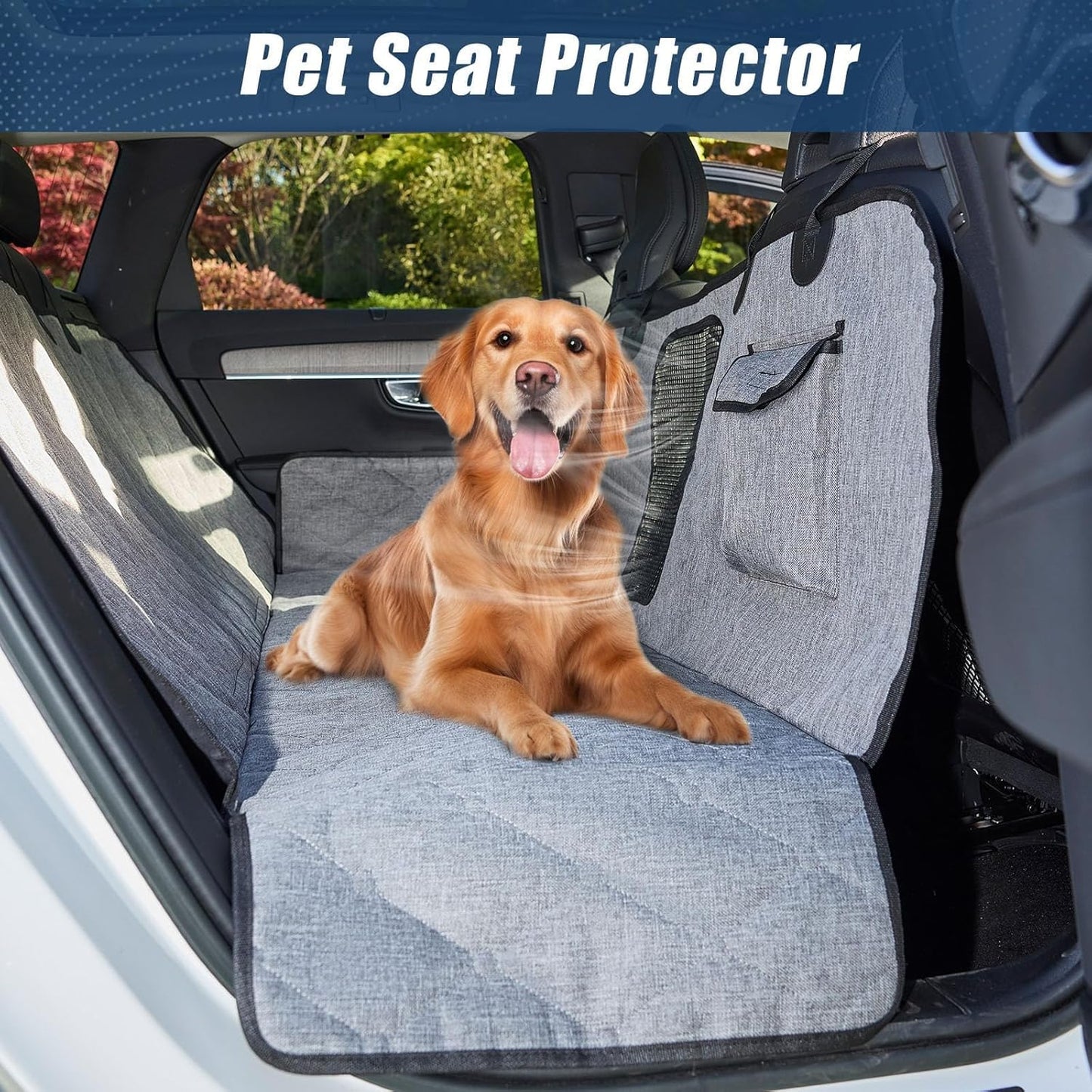Car Back Seat Pet Mat for Porsche 911 2000-2025, Rear Pet