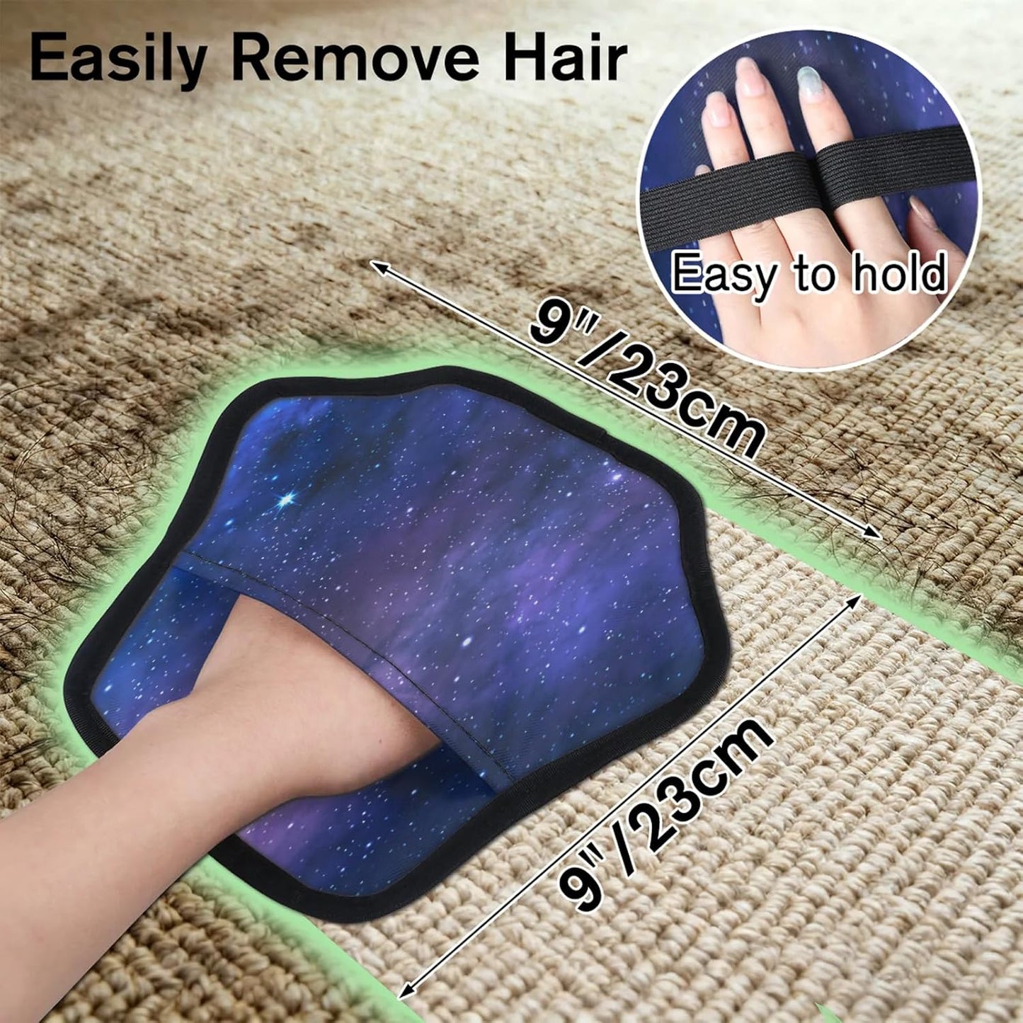 Pet Hair Removal Glove for Dogs Cats Reusable Washable Set