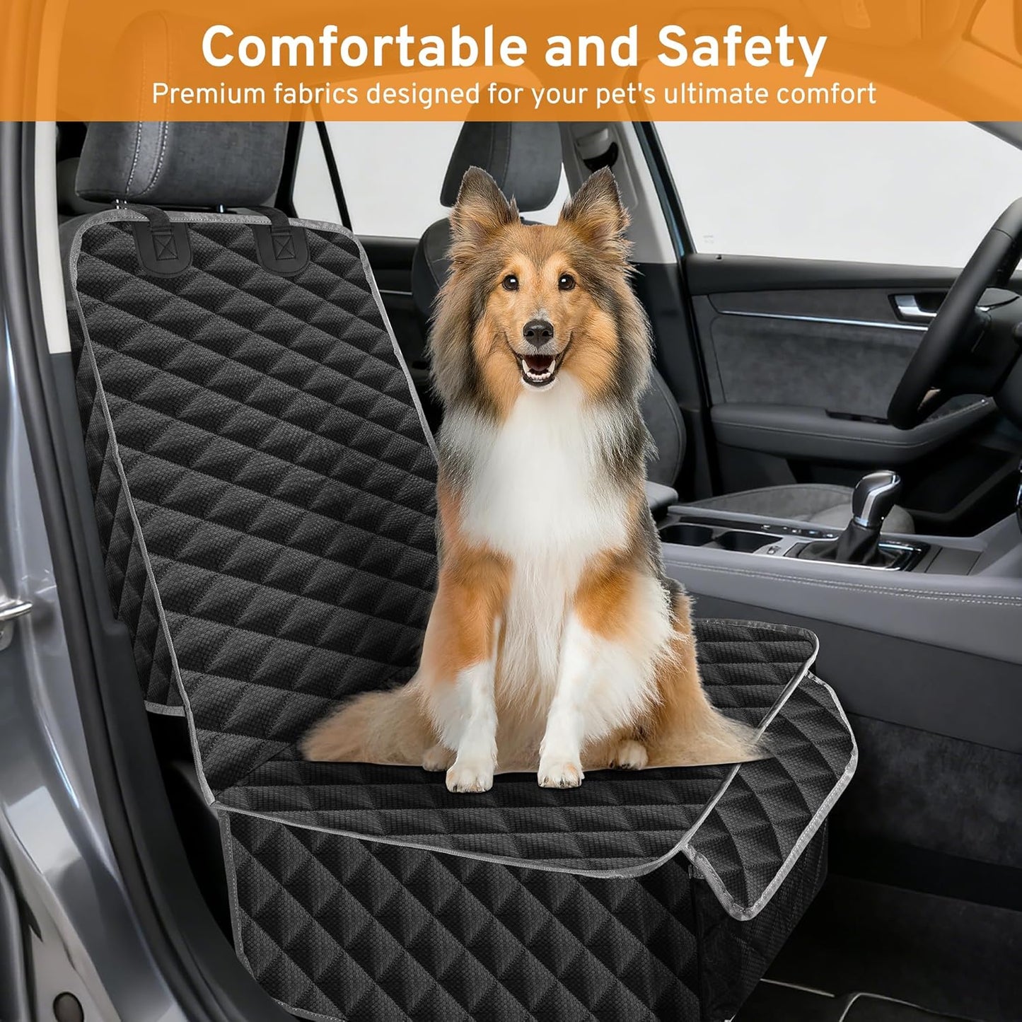 Dog Car Seat Cover for Front Seat Compatible with Ford