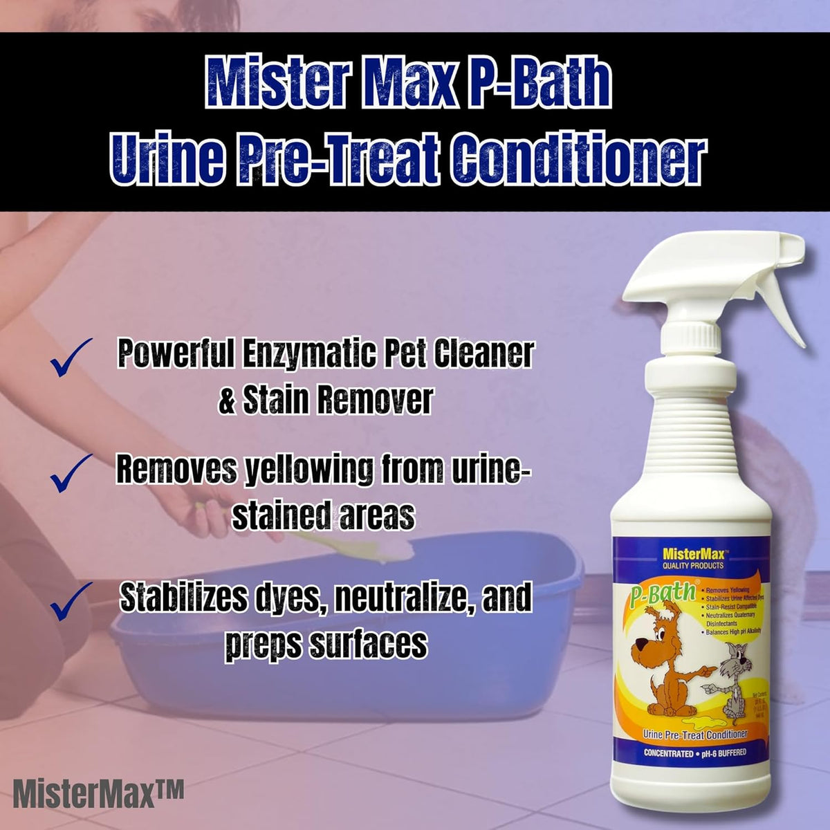 Anti Icky Poo Enzyme Cleaner Spray Combo - Pet Urine Odor