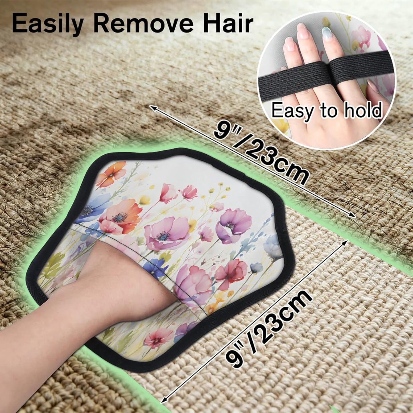 Pet Hair Removal Glove for Dogs Cats Reusable Washable Set