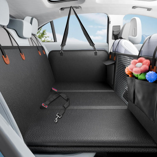 Back Seat Extender for Dogs, Heavy-Duty Hard Bottom