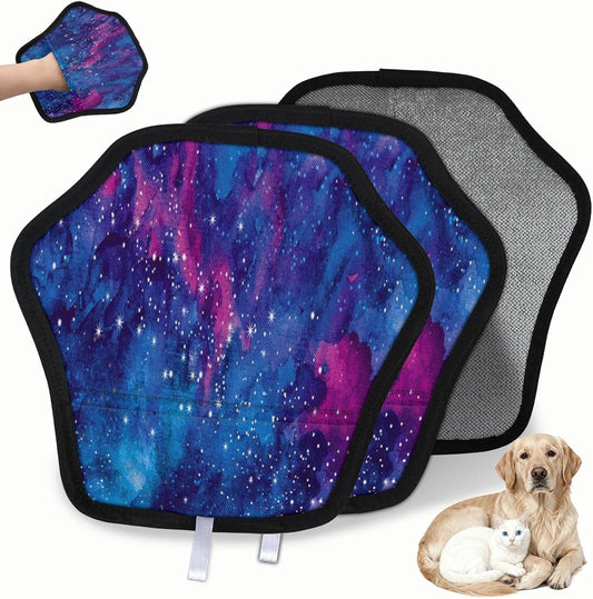 Pet Hair Removal Glove for Dogs Cats Reusable Washable Set